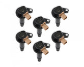 Direct Ignition Coil Kit Supercoil-2010-2016 Ford Ecoboost 3.5L V6- 6-Pack (3-Pin) Black Brand Supercoil Direct OEM Replacement ACCEL