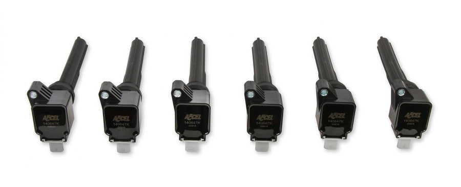 Ignition Coil 2017-2020 Ford Ecoboost 3.5L Engines, Black, 6-Pack An Economical, Direct Replacement Coil For Your Ecoboost From The Ignition Experts At ACCEL ACCEL