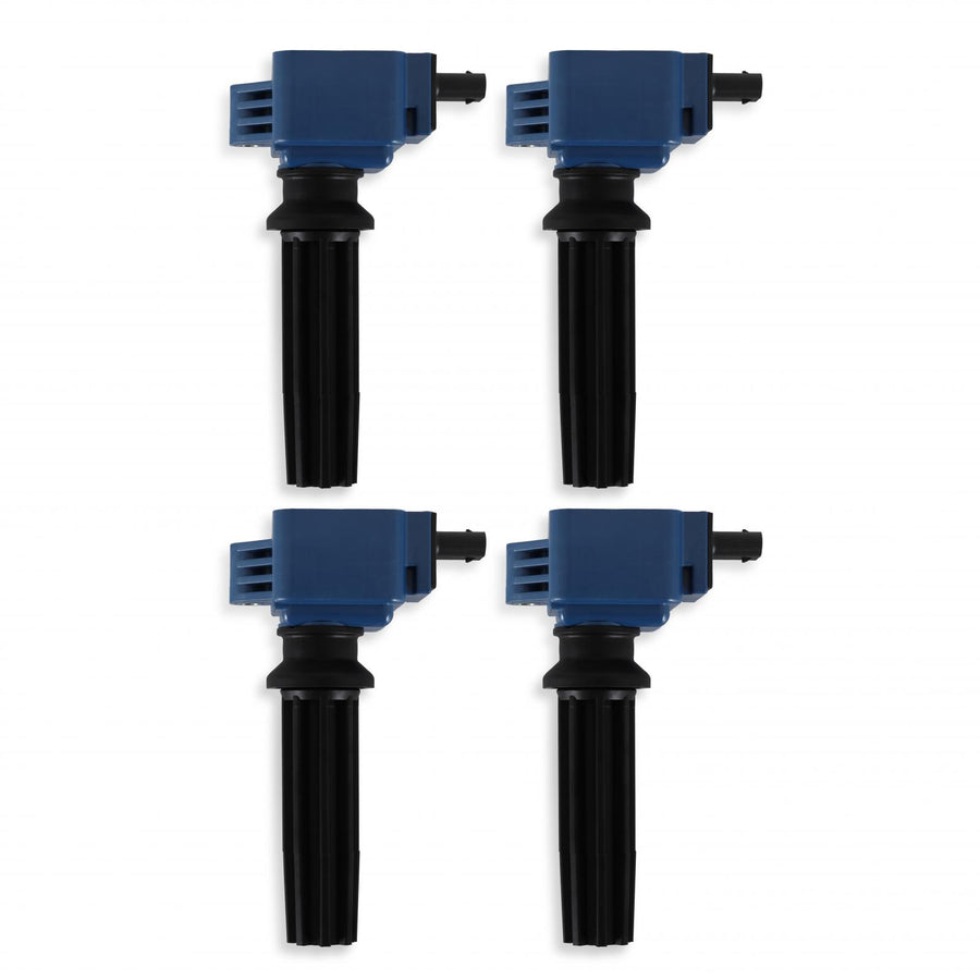 Direct Ignition Coil Kit- Supercoil- 2012-2017 Ford Ecoboost 2.0L/2.3L L4 4-Pack Blue Brand Supercoil Direct OEM Replacement ACCEL