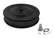 Easy Flow Air Cleaner Flat Black Powder Coated Fits Most 2, 3 or 4-Barrel Carburetors with 5-1/8 Inch Neck Mr Gasket