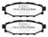 EBC 12+ Subaru BRZ 2.0 (solid rear rotors) Greenstuff Rear Brake Pads
