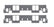 Performance Intake Manifold Gaskets Fits 1955-1991 Chevrolet 262-400 Gen I Small Block with 18 Degree Cylinder Heads Mr Gasket