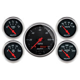 AutoMeter Traditional incandescent lighting illuminates around the perimeter of the dial 1450