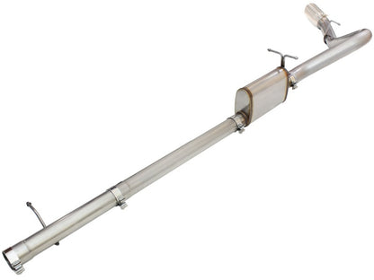 aFe Power MACHForce XP Exhaust 3in-3.5in Stainless Steel Single Side Exit Cat-Back with Polished Tip 99-04 Ford F-250 V8 5.4L/6.8L | 49-43076-P
