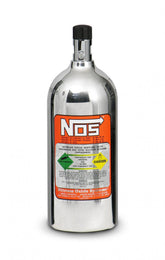 Nitrous Bottle 2.5 Lb Nitrous Bottle W/ Polished Finish & Mini Hi-Flo Valve NOS