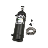 Nitrous Bottle 15 Lb Nitrous Bottle W/ Black Finish & Super Hi Flo Valve W/ Mounting Brackets & Gauge NOS