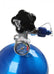Nitrous Bottle 10 Lb Nitrous Bottle W/ Blue Finish & Super Hi Flo Valve Includes Racer Safety Blow-Off NOS