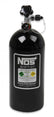 Nitrous Bottle 10 Lb Nitrous Bottle W/ Black Finish & Super Hi Flo Valve Includes Racer Safety Blow-Off & Gauge NOS