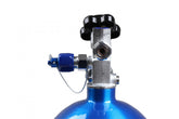 Nitrous Bottle 15 Lb Nitrous Bottle W/ Blue Finish & Super Hi Flo Valve Includes Racer Safety Blow-Off & Gauge NOS