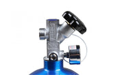 Nitrous Bottle 15 Lb Nitrous Bottle W/ Blue Finish & Super Hi Flo Valve Includes Racer Safety Blow-Off & Gauge NOS