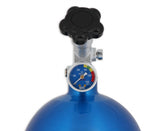 Nitrous Bottle 15 Lb Nitrous Bottle W/ Blue Finish & Super Hi Flo Valve NOS