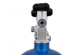 Nitrous Bottle 15 Lb Nitrous Bottle W/ Blue Finish & Super Hi Flo Valve NOS