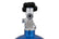 Nitrous Bottle 15 Lb Nitrous Bottle W/ Blue Finish & Super Hi Flo Valve NOS