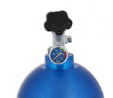 Nitrous Bottle 20 Lb Nitrous Bottle W/ Blue Finish & Super Hi Flo Valve NOS