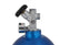 Nitrous Bottle 20 Lb Nitrous Bottle W/ Blue Finish & Super Hi Flo Valve NOS