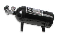 Nitrous Bottle 10 Lb Nitrous Bottle W/ Black Finish & Super Hi Flo Valve W/ Mounting Brackets & Gauge NOS