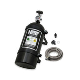 Nitrous Bottle 10 Lb Nitrous Bottle W/ Black Finish & Super Hi Flo Valve W/ Mounting Brackets & Gauge NOS