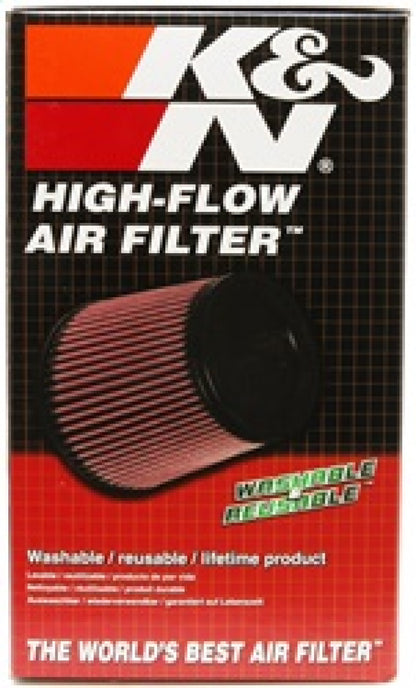 K&N Universal Air Filter | Round Tapered, 2.5in Flange, 6.5in Tall | RU-4860