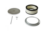 Air Cleaner 6-1/2 Inch Diameter, 2-7/16 Inch Tall Chrome Fits 5-1/8 Inch Diameter Carb Neck Mr Gasket