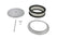 Air Cleaner 6-1/2 Inch Diameter, 2 Inch Tall Chrome Fits 5-1/8 Inch Diameter Carb Neck Mr Gasket