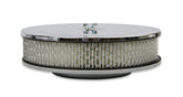 Air Cleaner 9 Inch Diameter x 2-3/4 Inch Tall Chrome Fits 5-1/8 Inch Diameter Carb Neck Mr Gasket