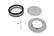 Air Cleaner 9 Inch Diameter x 2-3/4 Inch Tall Chrome Fits 5-1/8 Inch Diameter Carb Neck Mr Gasket