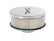 Air Cleaner Chrome 6-1/2 Inch Diameter x 3-1/4 Inch Height, Fits 2-5/16 Inch or 2-5/8 Inch Diameter Carb. Neck Mr Gasket