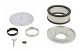 Air Cleaner Chrome 6-1/2 Inch Diameter x 3-1/4 Inch Height, Fits 2-5/16 Inch or 2-5/8 Inch Diameter Carb. Neck Mr Gasket