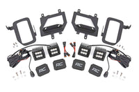 LED Light Kit | Fog Mount | Dual 2" Black Pairs | Flood | Ford F-150 (15-17)
