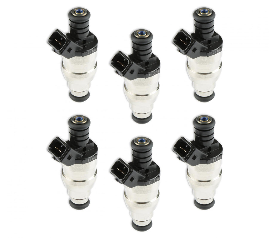 Fuel Injectors 15 Lb/Hr Ev1 / Minitimer High Impedance Set Of 6 Injectors ACCEL
