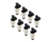 Fuel Injectors 21 Lb/Hr Ev1 / Minitimer High Impedance Set Of 8 Injectors ACCEL