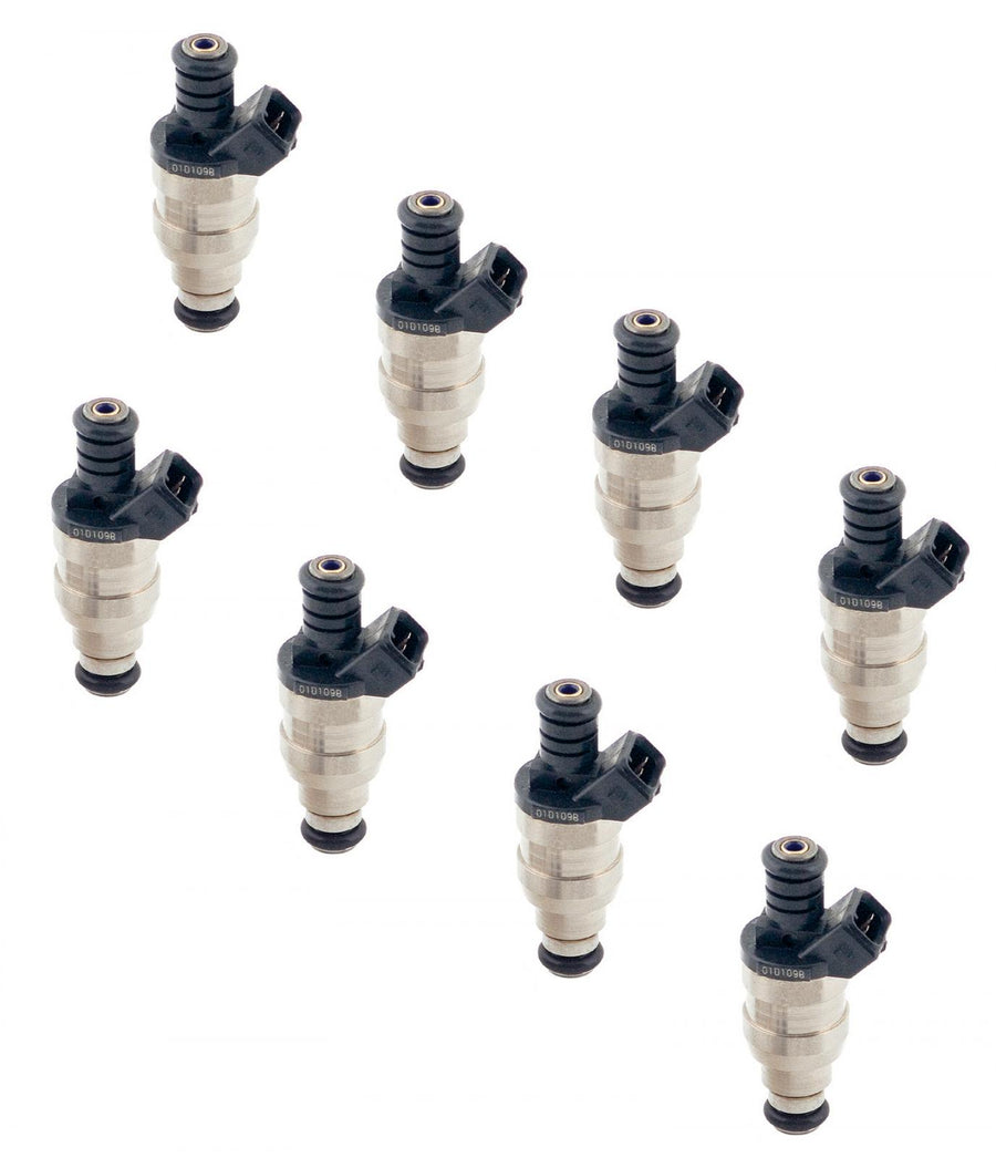 Fuel Injectors 32 Lb/Hr Ev1 / Minitimer High Impedance Set Of 8 Injectors ACCEL