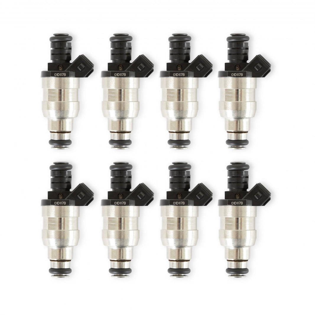 Fuel Injectors 44 Lb/Hr Ev1 / Minitimer High Impedance Set Of 8 Injectors ACCEL