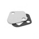 Fuel Pump Block Off Plate Chrome Fits Big Block Chevrolet 396/427/454 & most other V6 or V8 engines with 1-3/4 Inch Bolt Spacing Mr Gasket