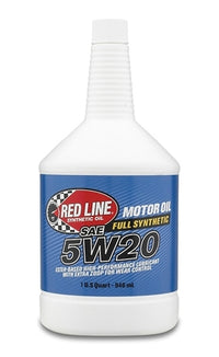 5W20 Synthetic Motor Oil 1 Quart Red Line Oil