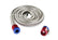 Braided Steel Fuel Line Kit 3/8 Inch x 3 Foot Fits Carburetted Applications Mr Gasket