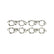 Performance Header Gaskets Fits 1965-1990 Chevrolet 396-454 Big Block Round Ports, 1.85 Inch x 1.90 Inch Mr Gasket