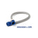 Stainless Steel Braided Hose -4An 20 Foot Blue Stainless Steel Braided Hoses NOS