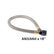 Stainless Steel Braided Hose W/Black Fittings -4An To -3An 18-Inch Length NOS