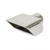 Exhaust Tip Exhaust Tip 3.0 X 5.5 Polished Angle Rolled Edge Fits 2.5 Inch Tubing Flowmaster