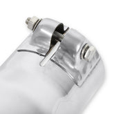 Exhaust Tip Exhaust Tip 4.00 Inch Rolled Angle Polished SS Fits 2.50 Inch Tubing Clamp On Flowmaster