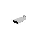 Exhaust Tip Exhaust Tip 4.25 X 2.25 Inch Oval Polished SS Fits 2.50 Inch Tubing Clamp On Flowmaster