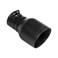 Exhaust Tip Exhaust Tip 4.00 Inch Black Ceramic Coated Fits 2.5 Inch Tubing- Clamp On Flowmaster