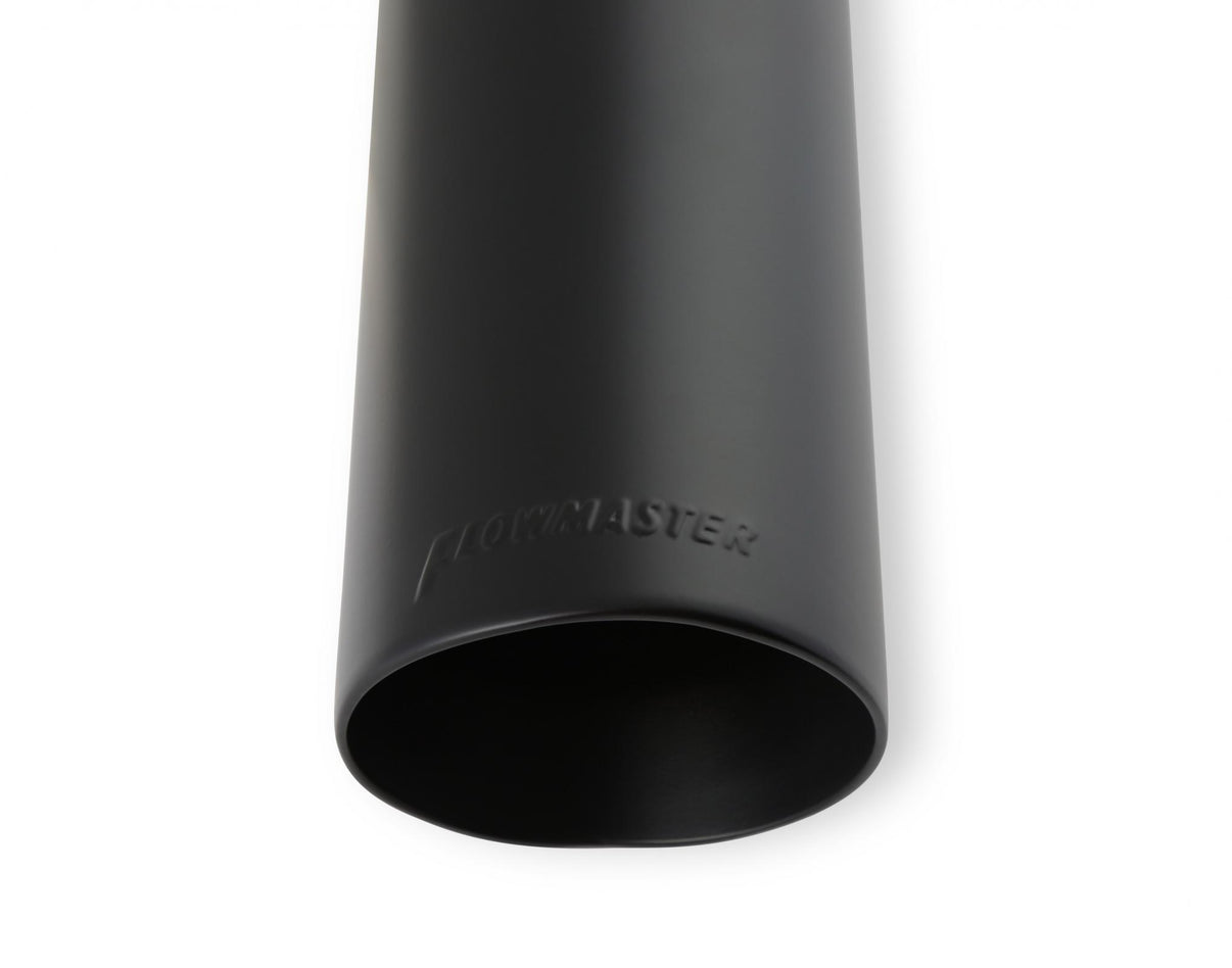 Exhaust Tip Exhaust Tip 3.5 Inch Black Angle Cut Fits 2.5 Inch Tubing- Clamp On Flowmaster