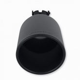 Exhaust Tip Exhaust Tip 4.5 Inch Black Angle Cut Fits 2.5 Inch Tubing, 11.00-In Long Clamp On Flowmaster