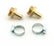 Carburetor Inlet Fittings 7/8-20 Male To 3/8 Inch Hose Barb Brass Fits Most Late Holley Carburetors & Quadrajet with 7/8-20 Threads Mr Gasket