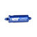 In-Line Hi-Flow Nitrous Filter 4An Blue High Pressure Nitrous Filter -4An X -4An In-Line Billet Aluminum (140 Micron) NOS