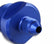 In-Line Hi-Flow Nitrous Filter 4An Blue High Pressure Nitrous Filter -4An X -4An In-Line Billet Aluminum (140 Micron) NOS
