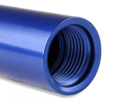 In-Line Hi-Flow Nitrous Filter 4An Blue High Pressure Nitrous Filter -4An X -4An In-Line Billet Aluminum (140 Micron) NOS