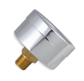 Fuel Pressure Gauge 0-15 PSI 1-1/2 Inch Diameter Fits carburetted applications Mr Gasket